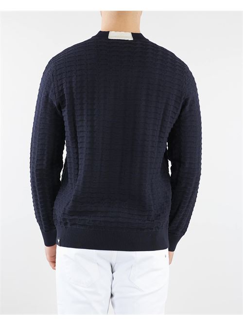 Knitted sweater with all over 3D effect pattern Emporio Armani EMPORIO ARMANI |  | 3R1MXS1MFRZF9A5